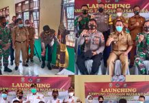 Cegah penyebaran covid-19 Kelurahan Jagabaya III Gelar Launching Kampung Tangguh Nusantara