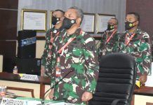 DANREM 043/GATAM Ikuti Rapim Kodam II Sriwijaya