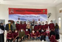 Lesty Putri Utami menggelar Sosialisasi Peraturan Daerah nomor 3 tahun 2020