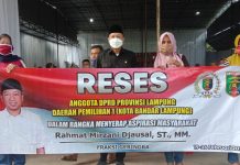 Enam Anggota DPRD Provinsi Lampung Gelar Reses di Sukabumi Bandarlampung