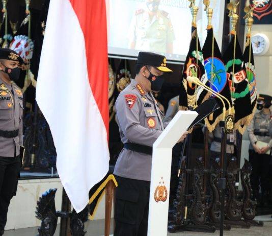 19 Pati Polri Serah Terima Jabatan dan Kenaikan Pangkat