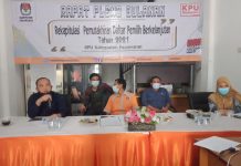 KPU Pesawaran melaksanakan Rapat koordinasi