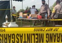 Makam Joko Dedi Kurniawan di bongkar Polda Sumut untuk keperluan Autopsi