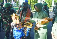 Brigjen TNI Toto Jumariono,S.S.,M.I.Kom, Beri Arahan Kepada Prajurit dan PNS Kodim 0422/LB