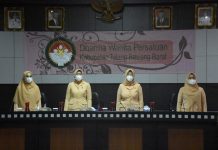 Ketua Dharma Wanita Persatuan Provinsi Lampung Mamiyani Fahrizal Kunjungi Kabupaten Tulang Bawang Barat