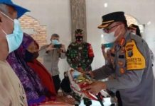 Kapolresta Deliserdang Memberi Bantuan Pembangunan Musholla Miftahul U’lum