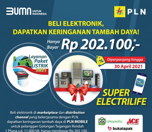 PLN Berikan Paket Tambah Daya Super Hemat Untuk Pelanggan Rumah Tangga dan UMKM