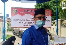 Yusirwan Melakukan Sosialisasi Peraturan Daerah Tentang Adaptasi Kebiasaan Baru