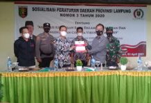 Ketua DPRD Sosialisasi kan Perda AKB Di Lamteng