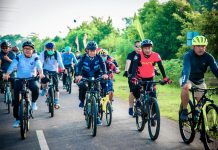 Umar Ahmad,. SP Gowes Mengelilingi Beberapa Destinasi Wisata di Tubaba