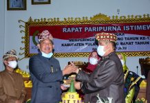 Bupati Umar Ahmad Hadiri Sidang Paripurna Istimewa
