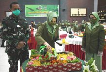 Danrem 043/Gatam Hadiri Syukuran HUT Ke-75 Pertsit KCK Tahun 2021