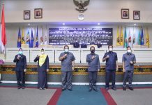 Arinal Djunaidi Serahkan Dokumen LKPJ Kepala Daerah Tahun 2020 kepada Ketua DPRD Provinsi Lampung Mingrum Gumay