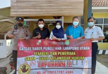 Bhabinkamtibmas Polres Lampura Sosialisasikan Saber Pungli