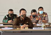 Arinal Djunaidi Lakukan Rapat Koordinasi Penegakan Disiplin Protokol Kesehatan Jelang Hari Raya Lebaran