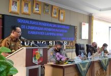 Pemkab Lampung Utara menggelar Sosialisasi Pengendalian Gratifikasi