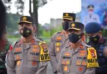 Hari Pertama Operasi Ketupat Krakatau 2021 Polda Lampung