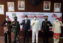 Musa Ahmad Mengikut Upacara Hari Lahirnya Pancasila