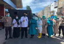 Polda Lampung Beri bantuan 1000 alat Test Rapid Antigen Ke Lapas Rajabasa