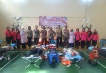 Personel dan Bhayangkari Polres Lampung Utara Donorkan Darah