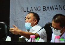 Bupati Tulang Bawang Barat Umar Ahmad, SP Pimpin Rapat Koordinasi