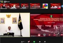 Kemenkumham Jabar Terima Arahan Sekjen (Andap) Pada Pembukaan Rekonsiliasi Laporan Keuangan dan BMN SMT 2021