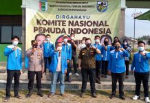 Dendi Ramadhona Kunjungi Sekretariat KNPI Pesawaran