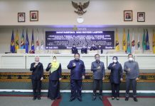 DPRD Provinsi Lampung Tandatangani Raperda Pertanggungjawaban APBD Tahun 2020