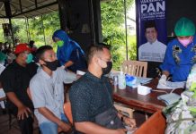 Partai Amanat Nasional(PAN) Laksanakan Vaksinasi Gratis Bagi 1000 Orang Di Empat Titik