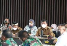 Bupati Lampung Tengah Musa Ahmad Hadiri Rapat Konsolidasi Penanganan Covid-19 Kabupaten/Kota se-Lampung