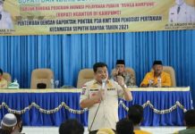 Bupati dan Wakil Bupati Bertemu Bersama Gapoktan, Poktan, P3A Sekecamatan Seputih Banyak