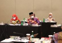 WAKIL BUPATI LAMPUNG TENGAH HADIRI RUPS-LB, BANK LAMPUNG TAHUN 2021