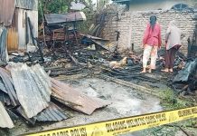 Sungguh Malang,Rumah Milik Seorang Ibu dengan 4 Anak Ludes Terbakar
