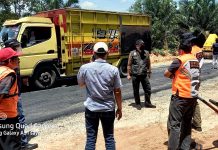 Kepala Dinas Bina Marga dan Bina Konstruksi Provinsi Lampung Adakan Monitoring di 5 Titik Lokasi Infrastruktur Jalan Utama