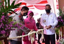 Umar Ahmad Hadiri Peresmian Gedung Mapolres Tulang Bawang Barat
