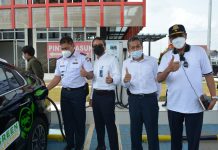 Tiga Titik SPKLU di Lampung Nyamankan Peserta Touring Mobil Listrik Kemenhub