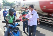 Jum’at Berkah, PWI Lampung Bagikan 200 Nasi Kotak