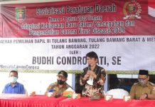 Anggota DPRD Provinsi Lampung Budhi Condrowati Gelar Sosper di Desa Mekar Asri, Ingatkan Warga Prokes Covid-19