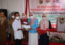 Sambut Bulan Suci Ramadhan, Ketua PMI Provinsi Lampung Berbagi Bersama Penderita Thalasemia