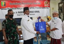 Ir Raden Muhammad Ismail (RMI) Sosialisasi Peraturan Daerah Tentang Covid-19