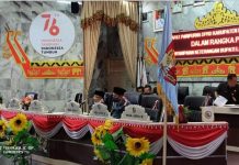 DPRD Kabupaten Lampung Utara Gelar Rapat Paripurna