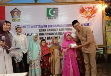 KWRI dan KAHMI Bandar Lampung Bersama Relawan Republik Santuni Anak Yatim