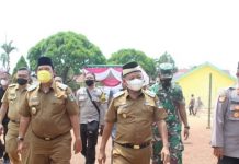 Bupati Lamtim M. Dawam Rahardjo bersama Waup Lamtim Azwar Hadi hadiri Musrenbang Kecamatan Raman Utara