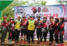 Wabbup Lamtim Azwar Hadi Goes bareng dalam Acara Gobar HUT Jambat Batu Bike Community