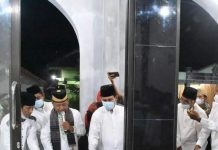 Bupati Lamtim M. Dawam Rahardjo Meresmikan Pembangunan Masjid Al Ikhlas Desa Adirejo Kecamatan Pekalongan