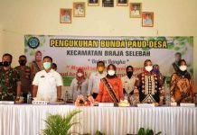 Bunda PAUD Kebupaten Lamtim Yusbariah Dawam Rahadjo Hadiri Pengukuhan Bunda PAUD Kecamatan BrajasSelebah