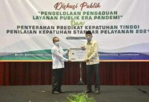 Pemkab Lamtim Terima Predikat Kepatuhan Tinggi dari Ombudsman RI Perwakilan Wilayah Lampung