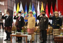 Mingrum Gumay Mengikuti Upacara Peringatan Hari Pancasila Bersama Presiden Joko Widodo