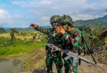 Yonif 9 Marinir Laksanakan Latihan Ilma Baca Medan dan PETA Serta Keterampilan Tempur Perorangan