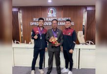 DPRD Lampung Terima Audiensi Dengan Kominte Olahraga Nasional (KONI) Lampung